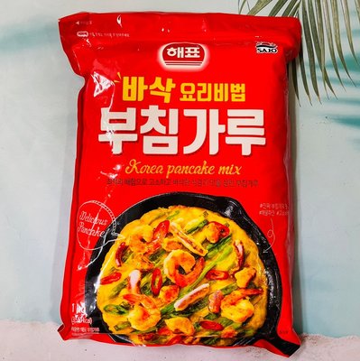 韓國 韓式酥脆煎餅粉 1000g 海鮮煎餅 韓國煎餅 大包裝 家庭號