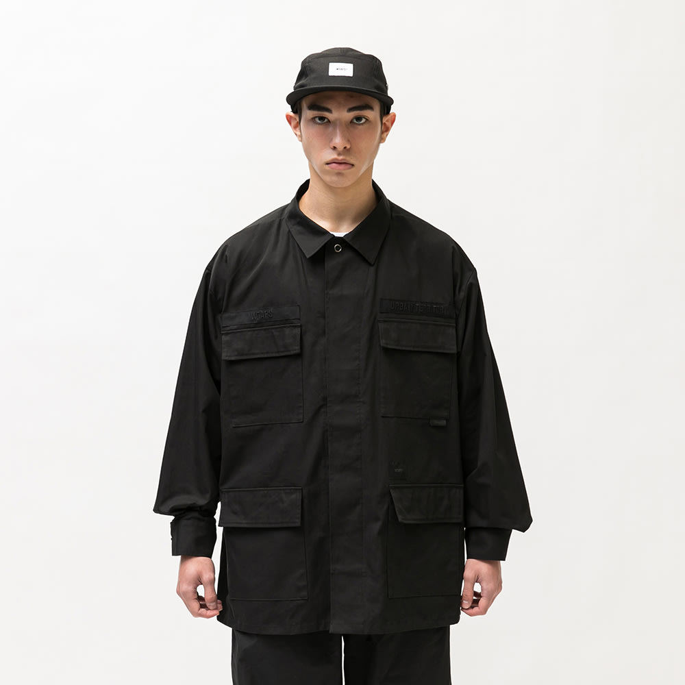 TSU選物WTAPS 真品2022 JUNGLE 02 / LS / COTTON. POPLIN 四袋襯衫外套