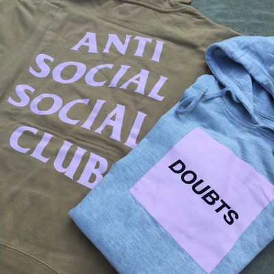 Anti social social cheap club doubts hoodie