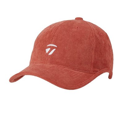 [小鷹小舖] TaylorMade Golf N9793401 WINTER CAP 高爾夫球帽 吸濕速乾排汗 杏桃橘