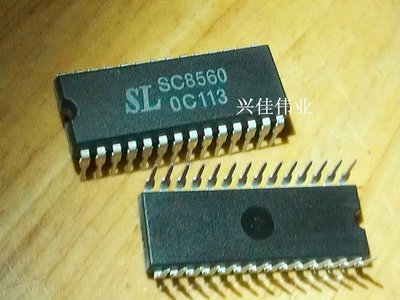 SC8560 直插 數位LED石英鐘 顯示晶片電子鐘 DIP28 W81-0513 [335866]