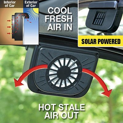 【Auto Fan 太陽能散熱風扇-n】太陽擋 散熱 抽風 自動太陽能 風扇 汽車 貨車神器 消暑 卡車必備 汽車除臭