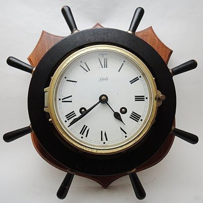 【timekeeper】 重量級60年代德國製Schatz八日七石報時船鐘(大型)(免運)