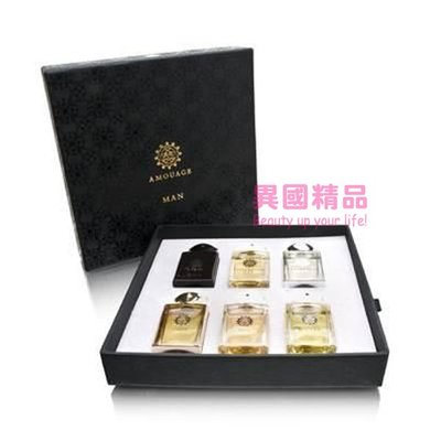 Amouage Fragrance Travel Bottle 男用小香六件禮盒組 7.5ml*6【特價】§異國精品§