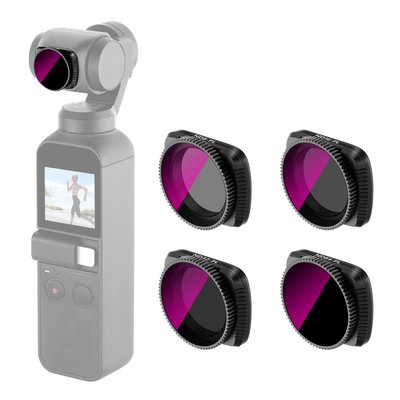 現貨相機配件單眼配件紐爾ND8/16/32/64-PL中灰密度鏡適用大疆Osmo Pocket2代/1代靈眸