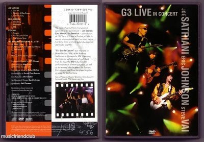 G3 Live In Concert (DVD/dts) Joe Satriani/Steve Vai/Yngwei