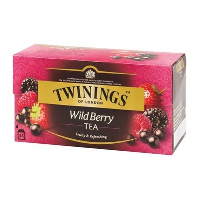 英國唐寧茶 TWININGS-綜合野莓茶包 WILD BERRY TEA 2g*25入/盒-【良鎂咖啡精品館】