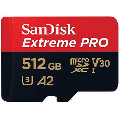 新款 A2 讀取200 SanDisk Extreme PRO microSDXC 512G 記憶卡 公司貨