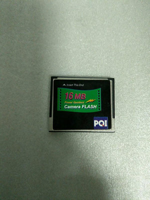 135-02 （3C）（電腦）（相機）（行動裝置）PQI 勁永16MB CF卡 Camera Flash記憶卡 Compact Flash ATA 卡 (18)