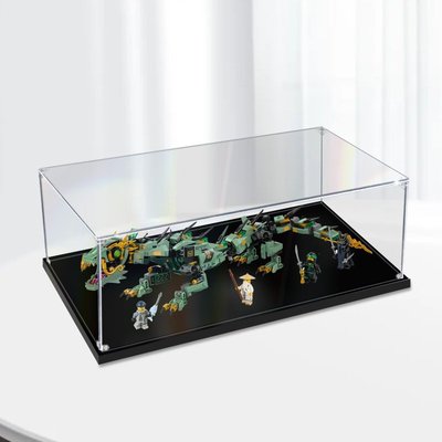 特價！LEGO飛天機甲神龍 70612亞克力展示盒高樂積木模型透明收納防塵盒