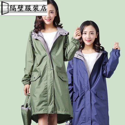 日本森系一件式雨衣 連身雨衣 徒步雨衣 連身雨衣 時尚雨衣 輕薄透氣雨衣 學院風雨衣 洋裝式雨衣 日