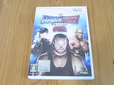 【小蕙館】Wii ~ WWE2008 激爆職業摔角2008 (純日版)