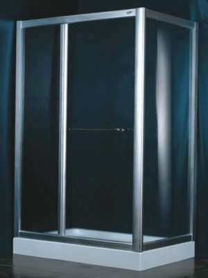 FUO衛浴: 100X80公分強化玻璃乾濕分離淋浴間,熱賣款!