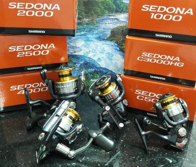 【欣の店】SHIMANO 最新 超輕量 SEDONA  4000 紡式 路亞 捲線器