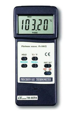 [捷克科技] Lutron 路昌 TM 907A 精密型溫度計-PT100 四位半顯示 最大顯示19999 專業電錶儀錶