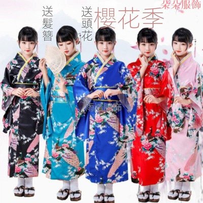 古著女日本兒童男女童和服 古早復古民族範學生表演服日式表演服飾 可可寶貝