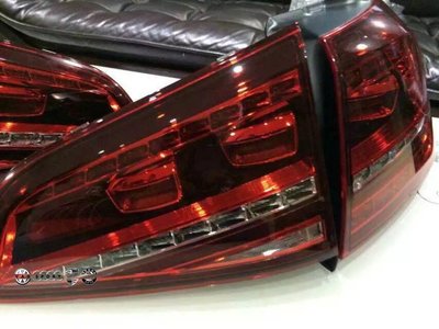 VW 福斯 德國 原廠 GTI 7 7R LED尾燈 櫻桃紅尾燈 GOLF7 GTI TSI TDI R RLINE