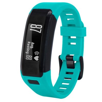 【多色】佳明Garmin vivosmart HR矽膠錶帶分體式矽膠錶帶 素色腕帶 男女運動款軟硅膠手錶帶黑扣