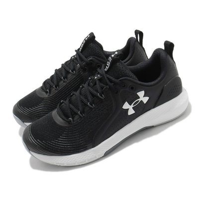 Under Armour UA Charged Commit TR 3 黑白 男鞋 3023703001 US11