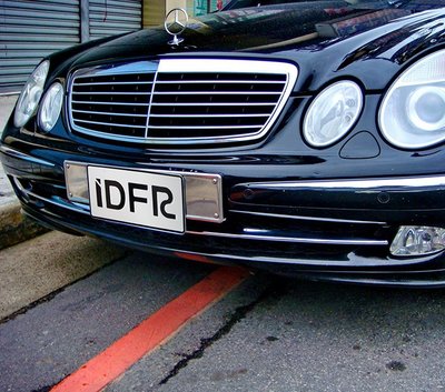 IDFR ODE 汽車精品 BENZ E W211 E51 E55 E60 02-06 鍍鉻保險桿飾條