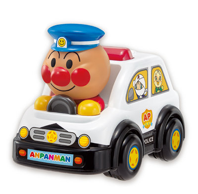 【唯愛日本】4971404318397 麵包超人 警車 聲光音樂玩具車 玩具車 聲音 發光 音樂 小車 兒童玩具 禮物