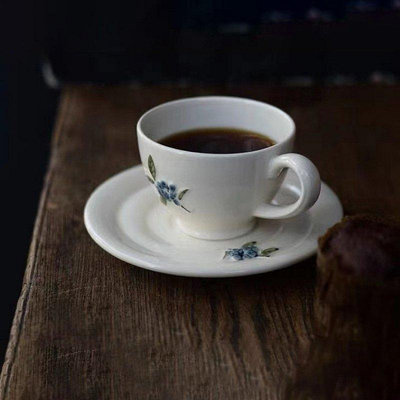 茶藝師 日本進口Studio M復古藍莓紅茶杯咖啡杯英式下午茶茶具陶瓷茶壺