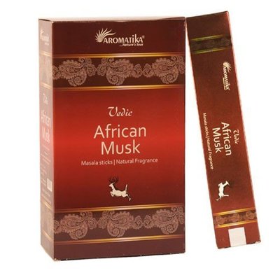 [晴天舖] 印度線香 非洲麝香 淨化香 Aromatika Vedic African Musk  另售印度皂