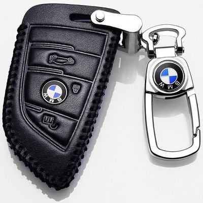 下殺- 2019款BMW 寶馬X5鑰匙包套18款X6鑰匙套M運動豪華型鑰匙扣專用真牛皮