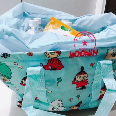 代購現貨  日本MOOMIN超大保冷野餐購物袋