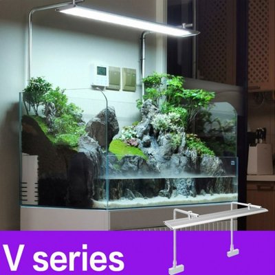 現貨 威爾康無極調光WRGB魚缸燈V系列 造景水族LED燈水草植物生長燈