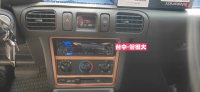 俗很大~日本中道 Nakamichi NQ711B 藍芽音響主機 USB/AM/FM/日產NISSAN-MARCH實裝車