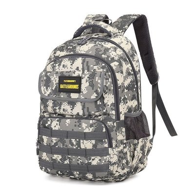 背包50升大容量中小學生書包戶外迷彩戰術背包新款旅行電腦背包~特價