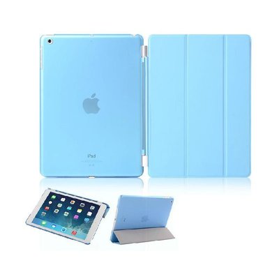 【雅虎A店】(iPad air經典版 smart cover 保護殼) 蓋上自動休眠 半透明背蓋