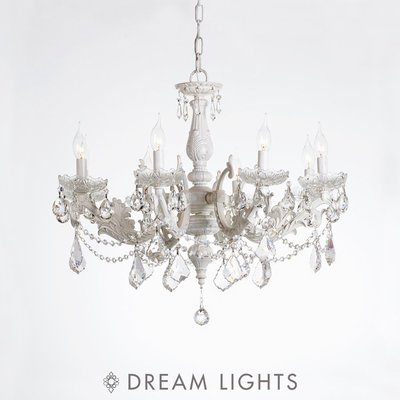 【DREAM LIGHTS】古典優雅法式風格水晶吊燈 Alice 7001WS-8 / 7001BRS-8