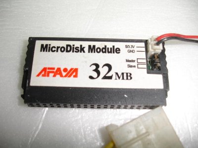 【電腦零件補給站 】Afaya Micro Disk Module 32MB IDE 40Pin工業主機板機器設備記憶卡