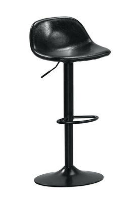 【生活家傢俱】CM-660-5：黑色皮升降吧台椅【台中家具】工業風吧台椅 中島椅 高腳椅 餐椅 椅子 升降椅 氣壓椅