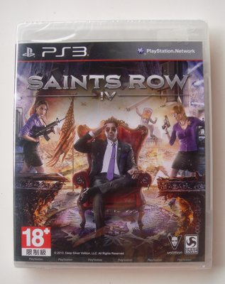 全新PS3 黑街聖徒4 英文版 Saints Row 4