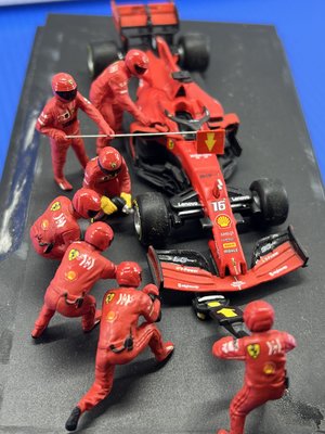 法拉利車隊 F1 1:43 Scale Pit Crew Figures Set ~ 已上水貼版