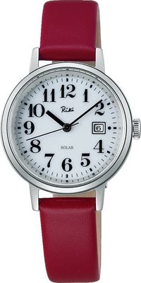 日本正版 SEIKO 精工 Riki AKQD401 手錶 女錶 皮革錶帶 太陽能充電 日本代購