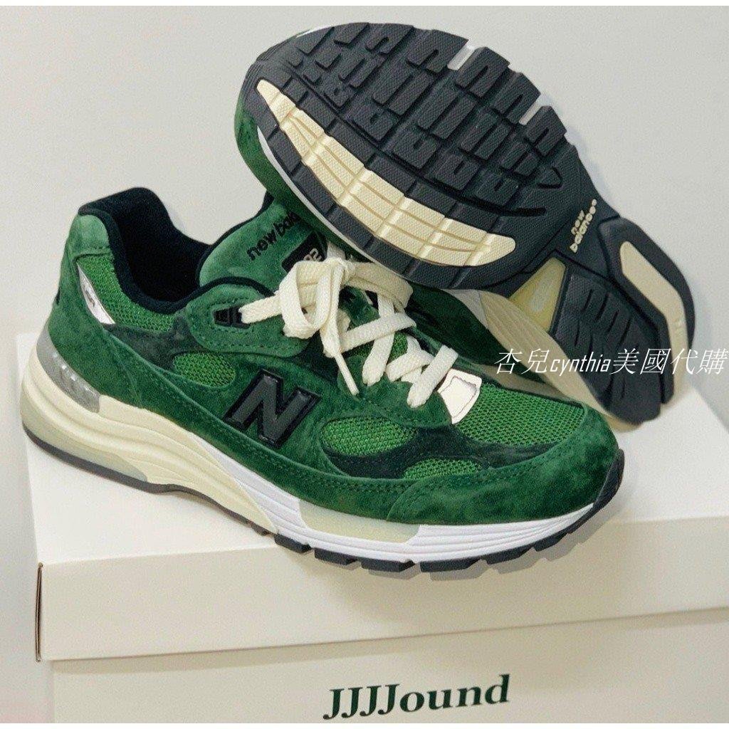 JJJJound x New Balance 992系列森林綠增高鞋厚底慢跑鞋M992JJ | Yahoo