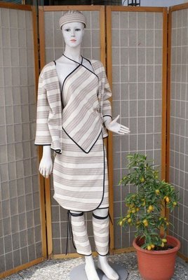 *原住民服飾...麗琦名坊*....泰雅族傳統套裝(白)