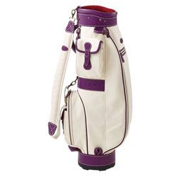 【飛揚高爾夫】ONOFF Caddie Bag 8吋 #OB1815 ,白/紫 球袋