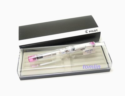 亮麗美學鋼筆精選：日本 PILOT 百樂 PRERA 透明桿，新品現貨限量供應，有三款尖可選，送精緻包裝。