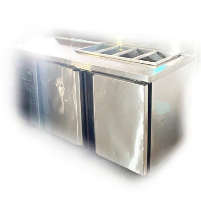高雄 二手 冰箱 工作台冰箱 沙拉吧 風冷 冷藏 220V餐飲設備 同行價/高雄自取/無保固 東東編號1911