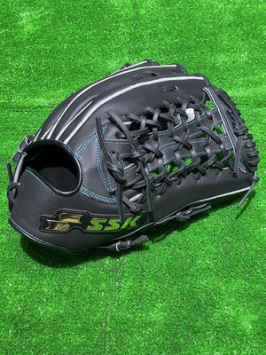 棒球世界全新SSK硬式棒壘球手套外野手DWG3423H黑色特價外野網