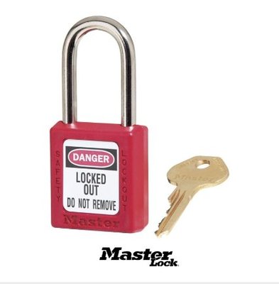 【原艾國際】瑪斯特Master Lock-輕量安全專業鎖具(410MK系列) 每組鎖具鑰匙都不同/有主鑰匙設計
