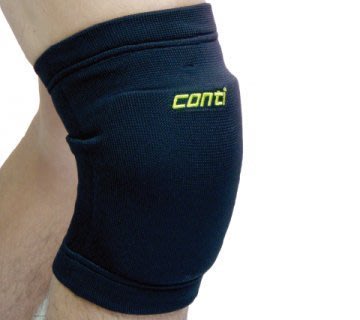 便宜運動器材  CONTI A4200 加強固定型護膝 良好固定性 不易脫落 排球 籃球 運動比賽保護用