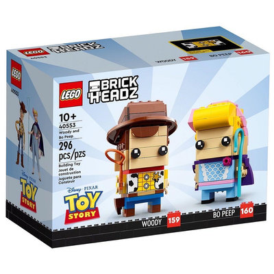 LEGO 40553 樂高 BrickHeadz系列 胡迪和牧羊女 迪士尼Disney玩具總動員