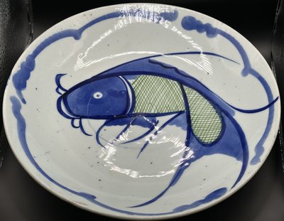 【侘美術】清代青花魚盤