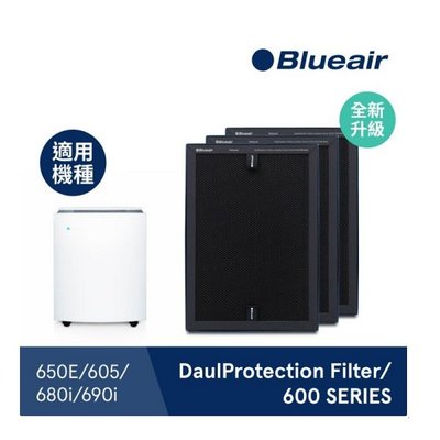 【新莊信源】【Blueair】680i &amp; 690i 專用活性碳濾網 600DP